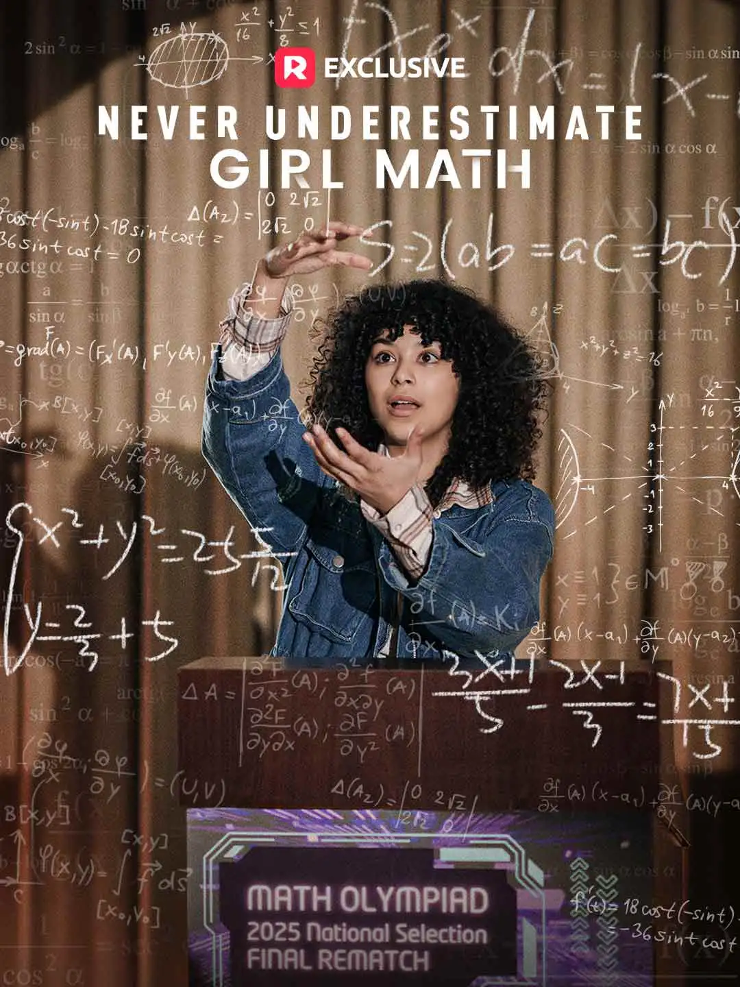 Never Underestimate Girl Math short drama poster