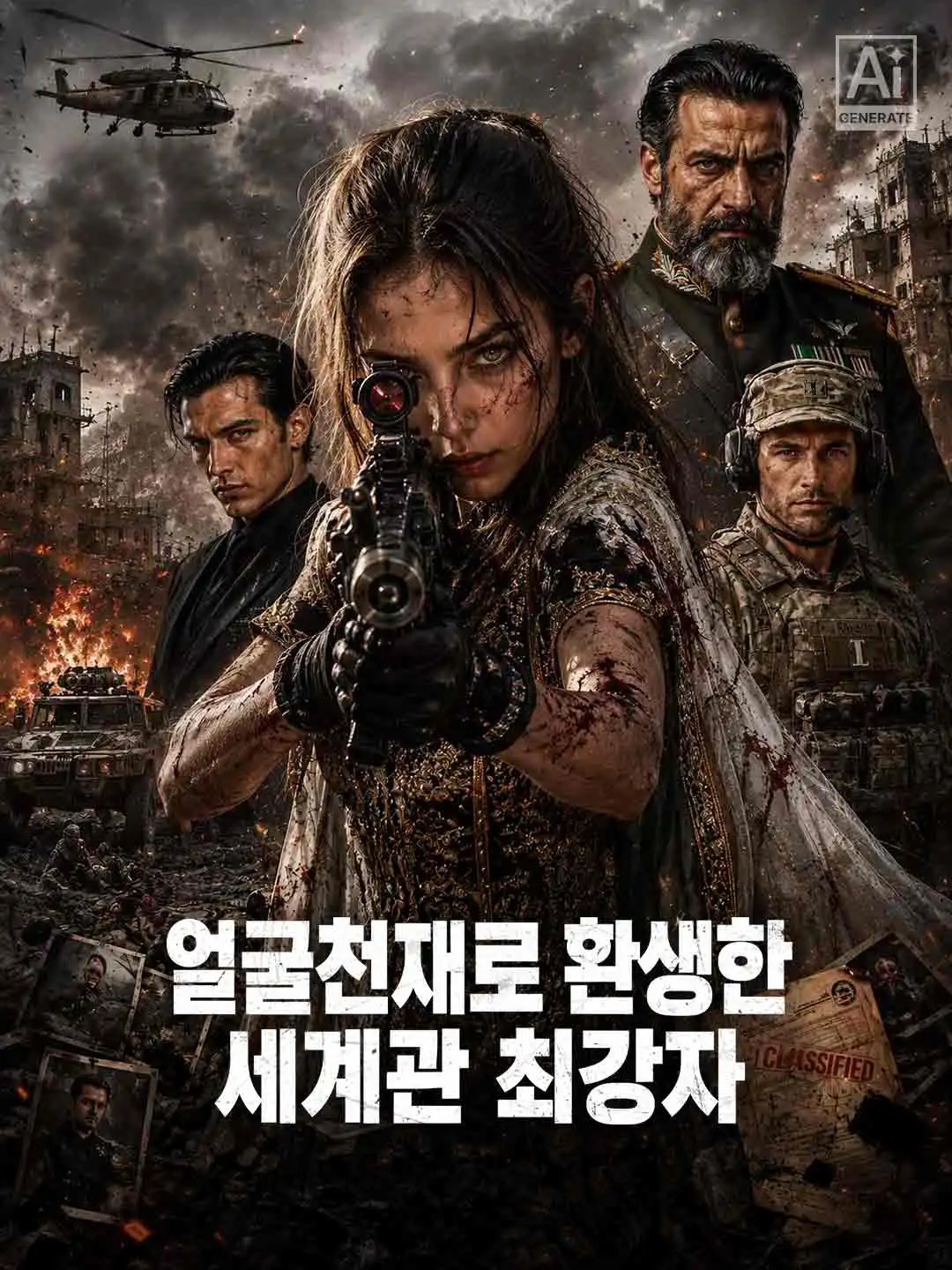 얼굴천재로 환생한 세계관 최강자 short drama poster