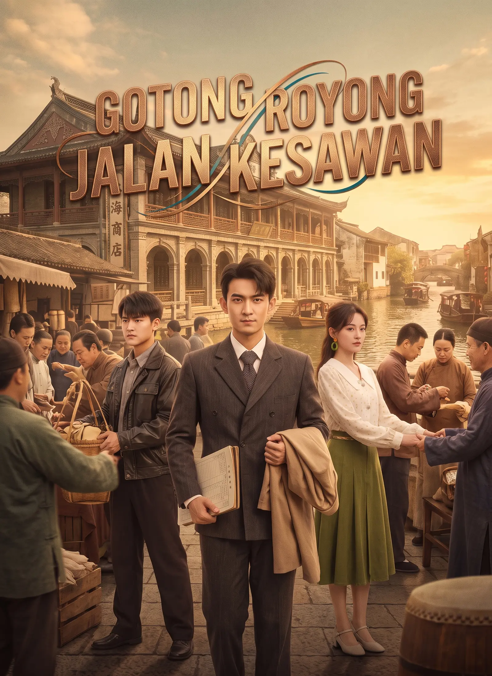 Gotong Royong Jalan Kesawan short drama poster