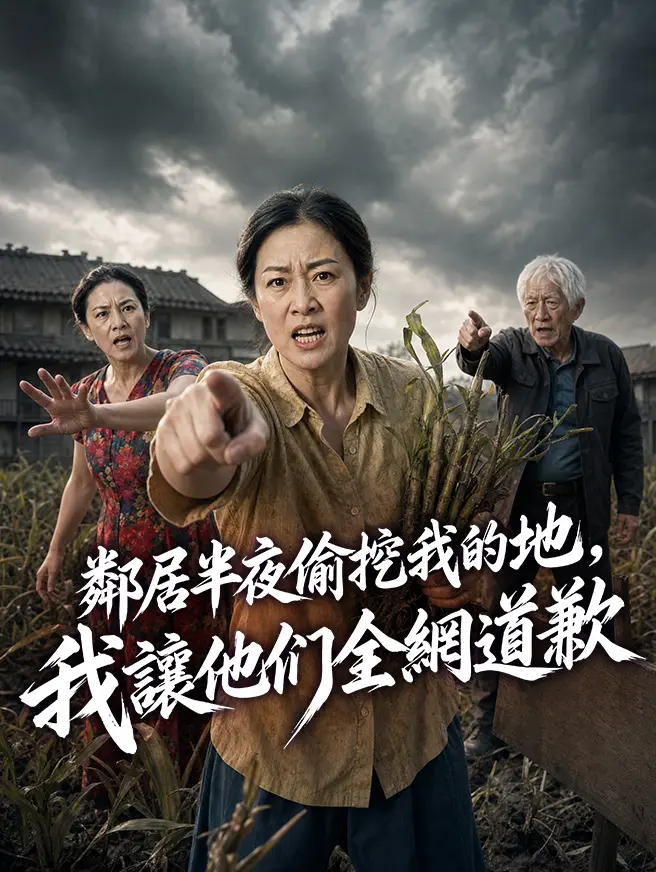 鄰居半夜偷挖我的地，我讓他們全網道歉 short drama poster