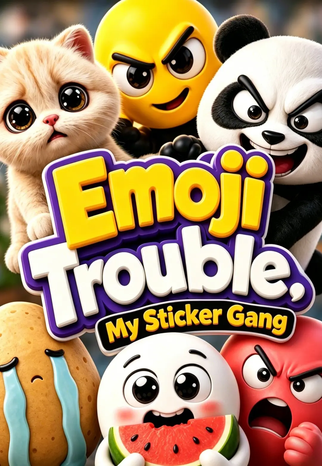 Emoji Trouble,My Sticker Gang short drama poster