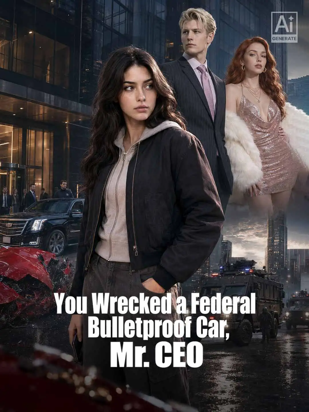 You Wrecked a Federal Bulletproof Car, Mr. CEO short drama poster
