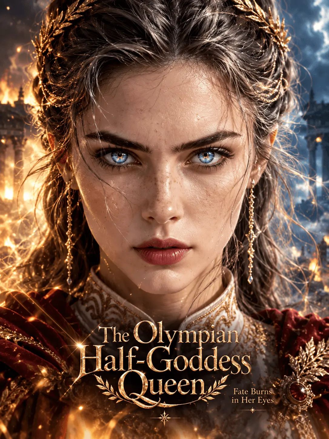 The Olympian Half‑Goddess Queen short drama poster