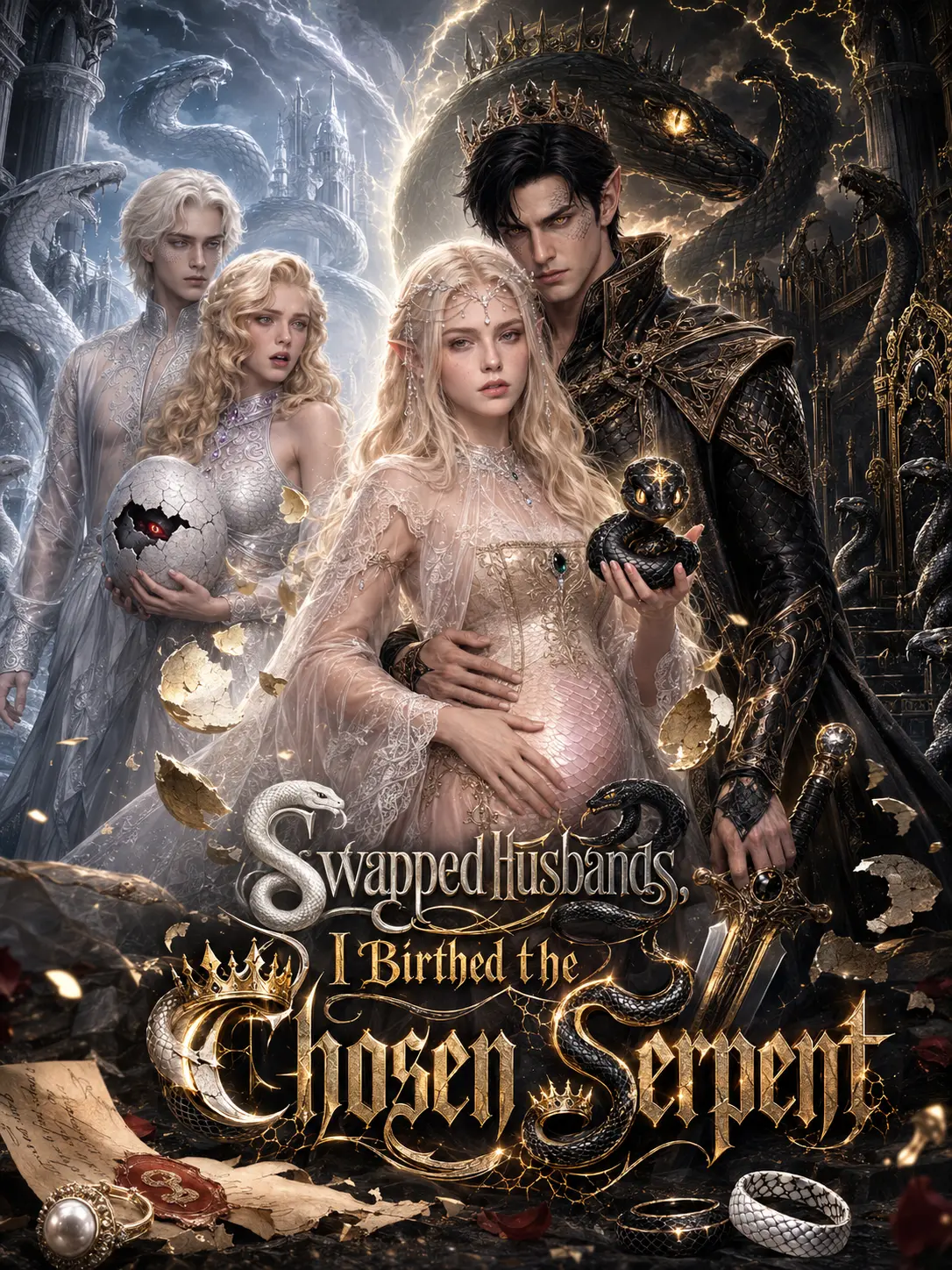 Swapped Husbands, I Birthed the Chosen Serpent short drama poster