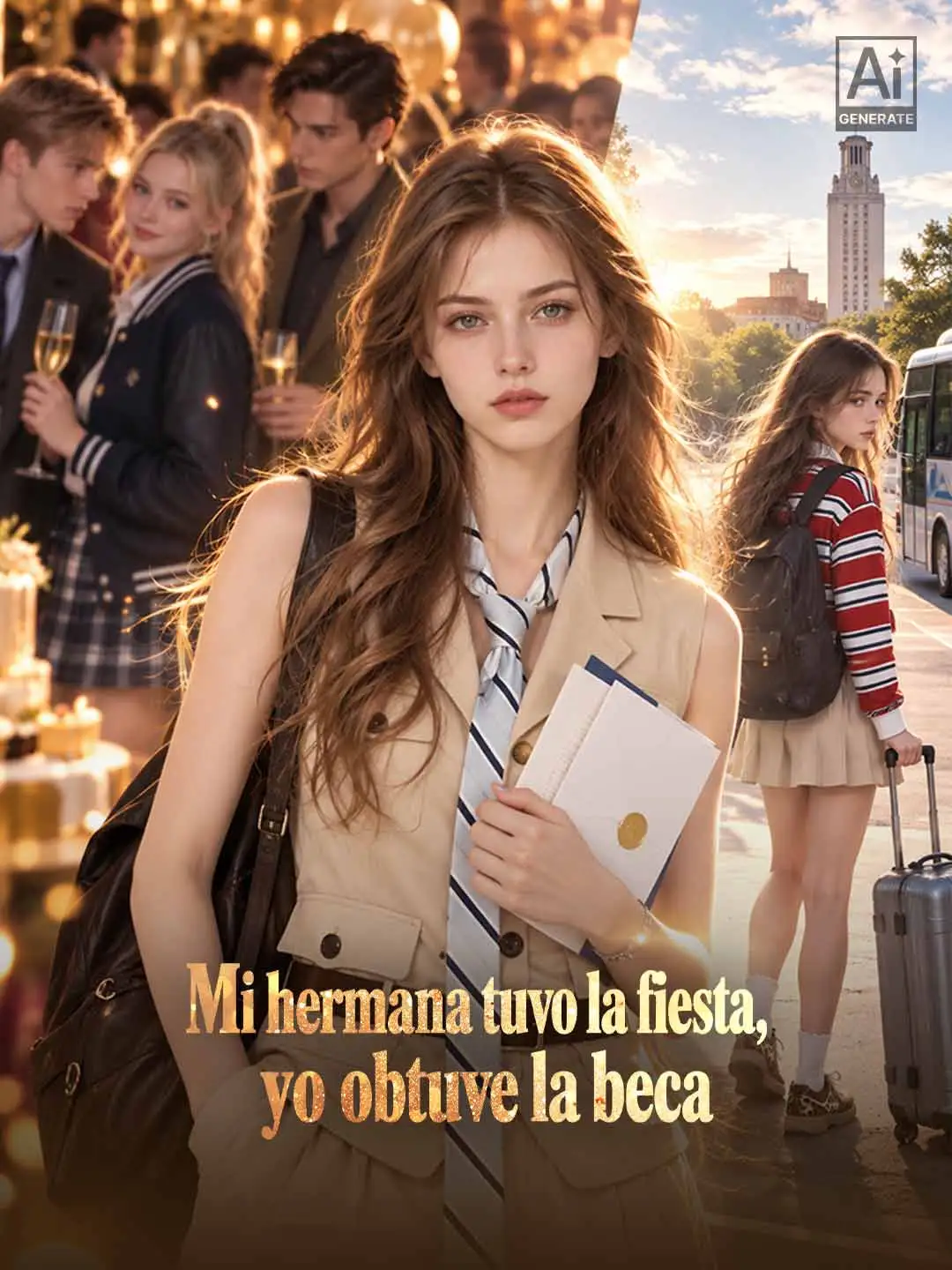 Mi hermana tuvo la fiesta, yo obtuve la beca short drama poster