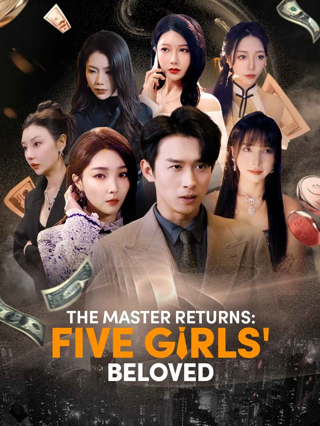 The Master Returns: Five Girls' Beloved short drama poster