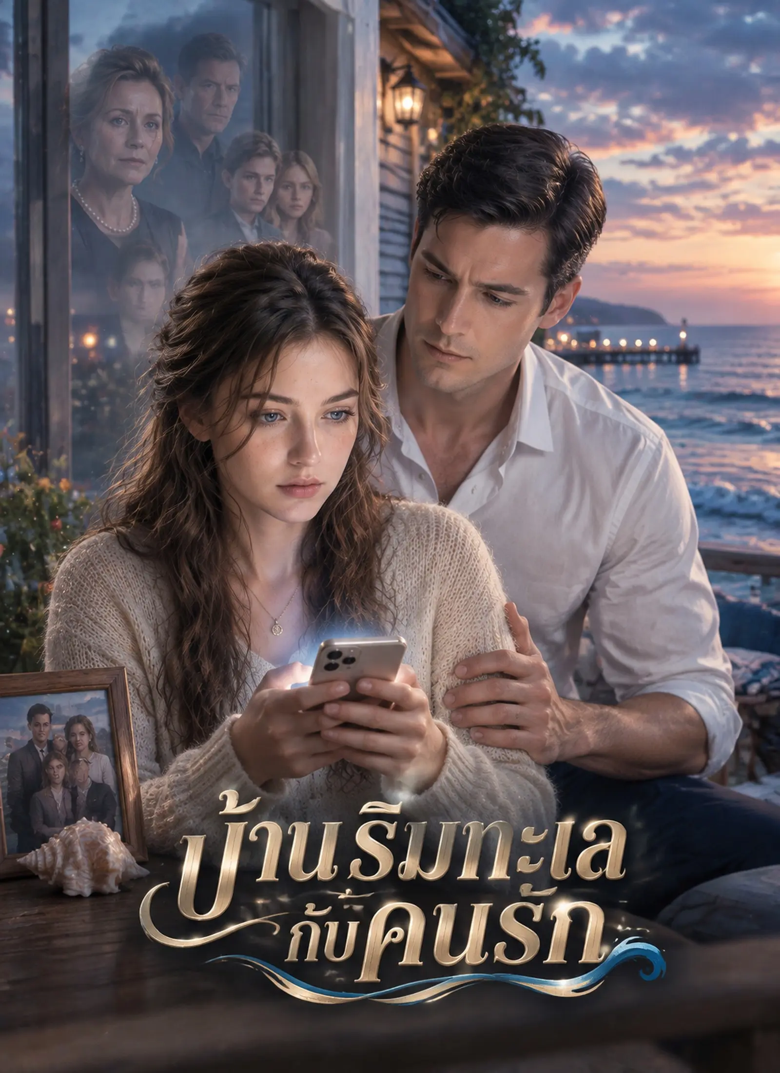 [พากย์ไทย]บ้านริมทะเลกับคนรัก short drama poster