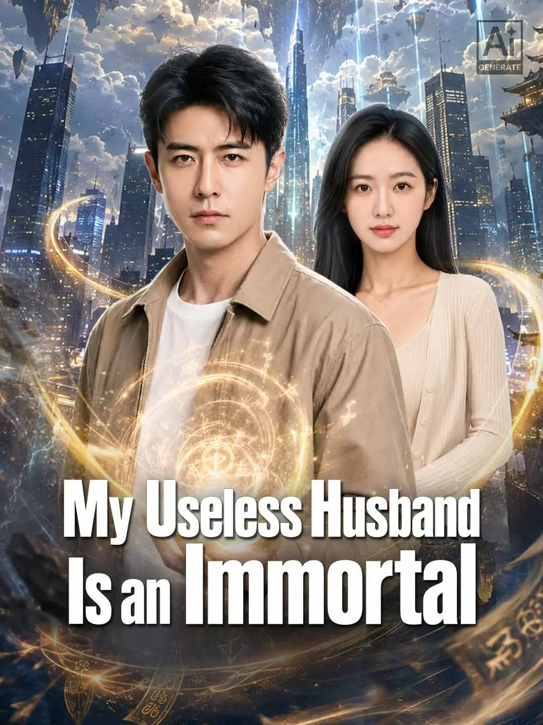 My Useless Husband Is an Immortal short drama poster