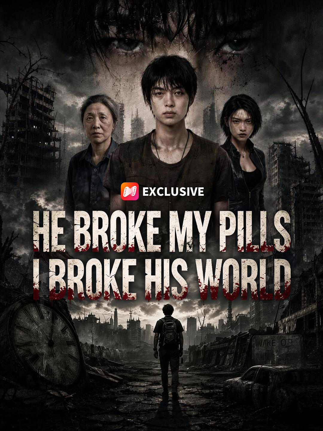 He Broke My Pills, I Broke His World short drama poster