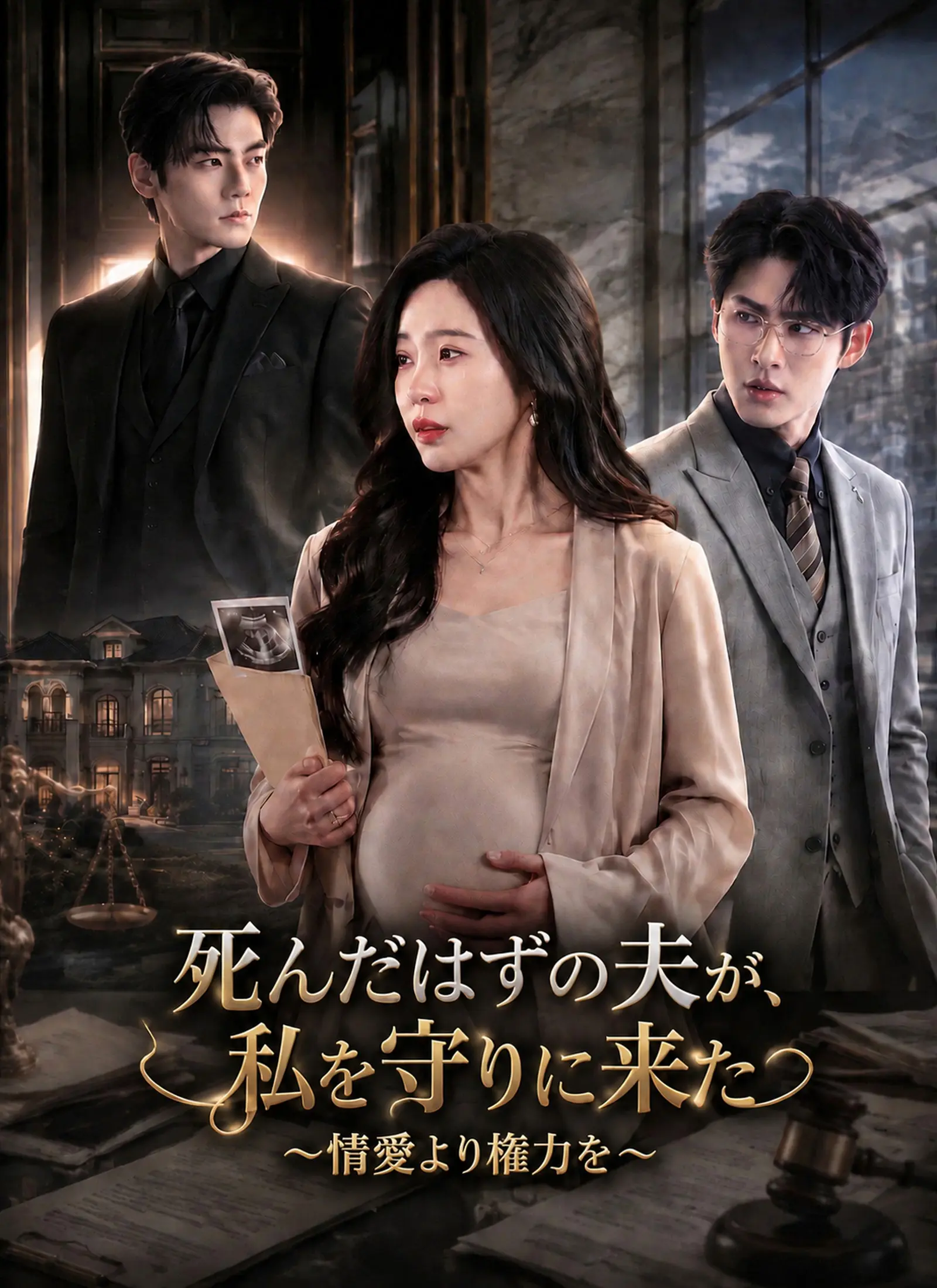 [吹替]死んだはずの夫が、私を守りに来た ～情愛より権力を～ short drama poster