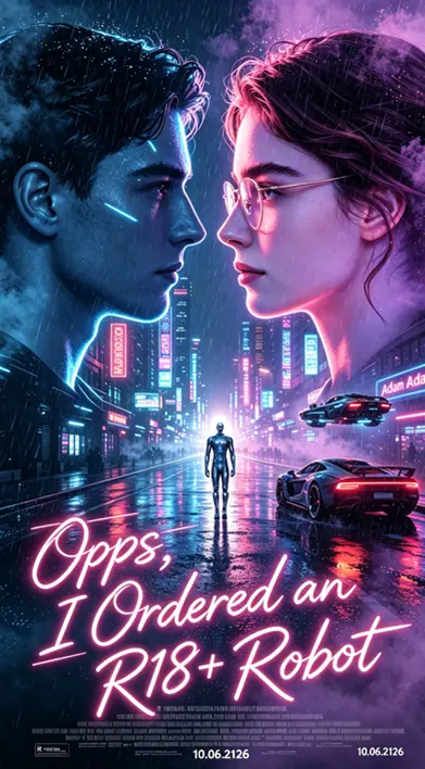 Opps,I Ordered an R18+Robot short drama poster