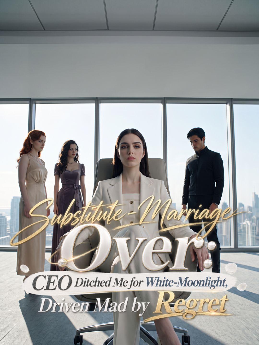 Substitute‑Marriage Over: CEO Ditched Me for White‑Moonlight, Driven Mad by Regret short drama poster