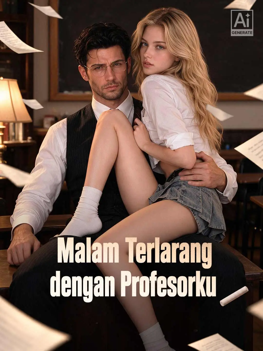 Malam Terlarang dengan Profesorku short drama poster