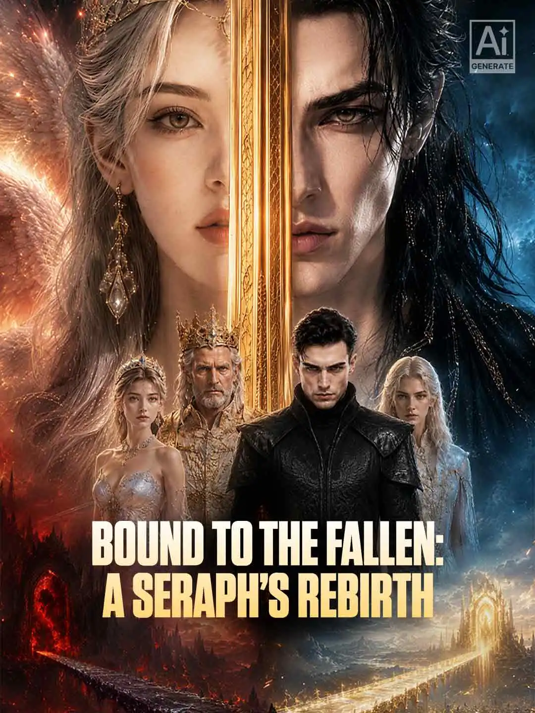 Bound to the Fallen: A Seraph's Rebirth short drama poster