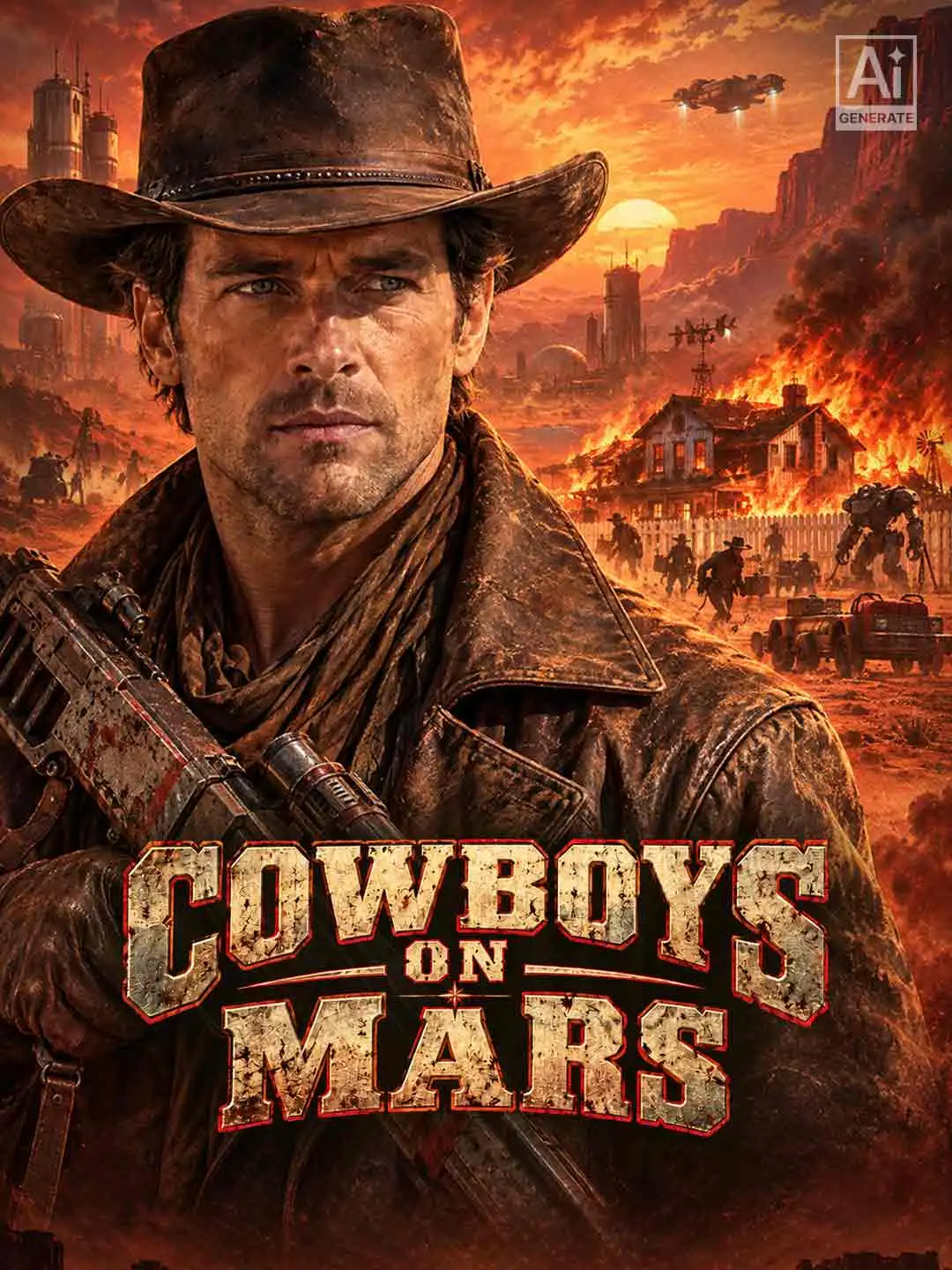 Cowboys on Mars short drama poster