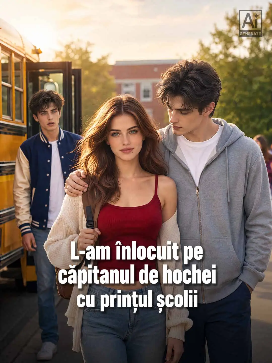 L-am înlocuit pe căpitanul de hochei cu prințul școlii short drama poster