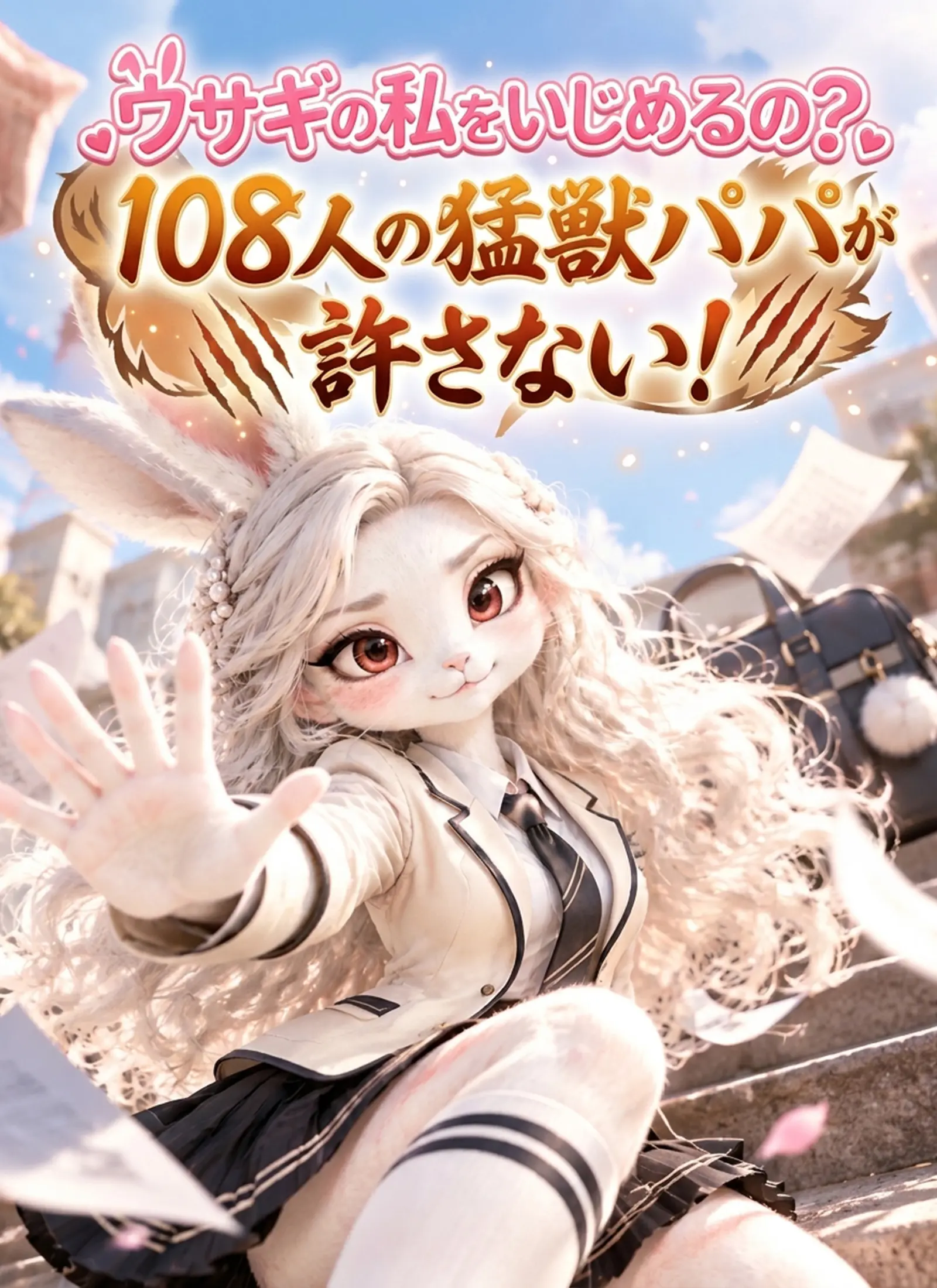 ウサギの私をいじめるの？108人の猛獣パパが許さない！ short drama poster