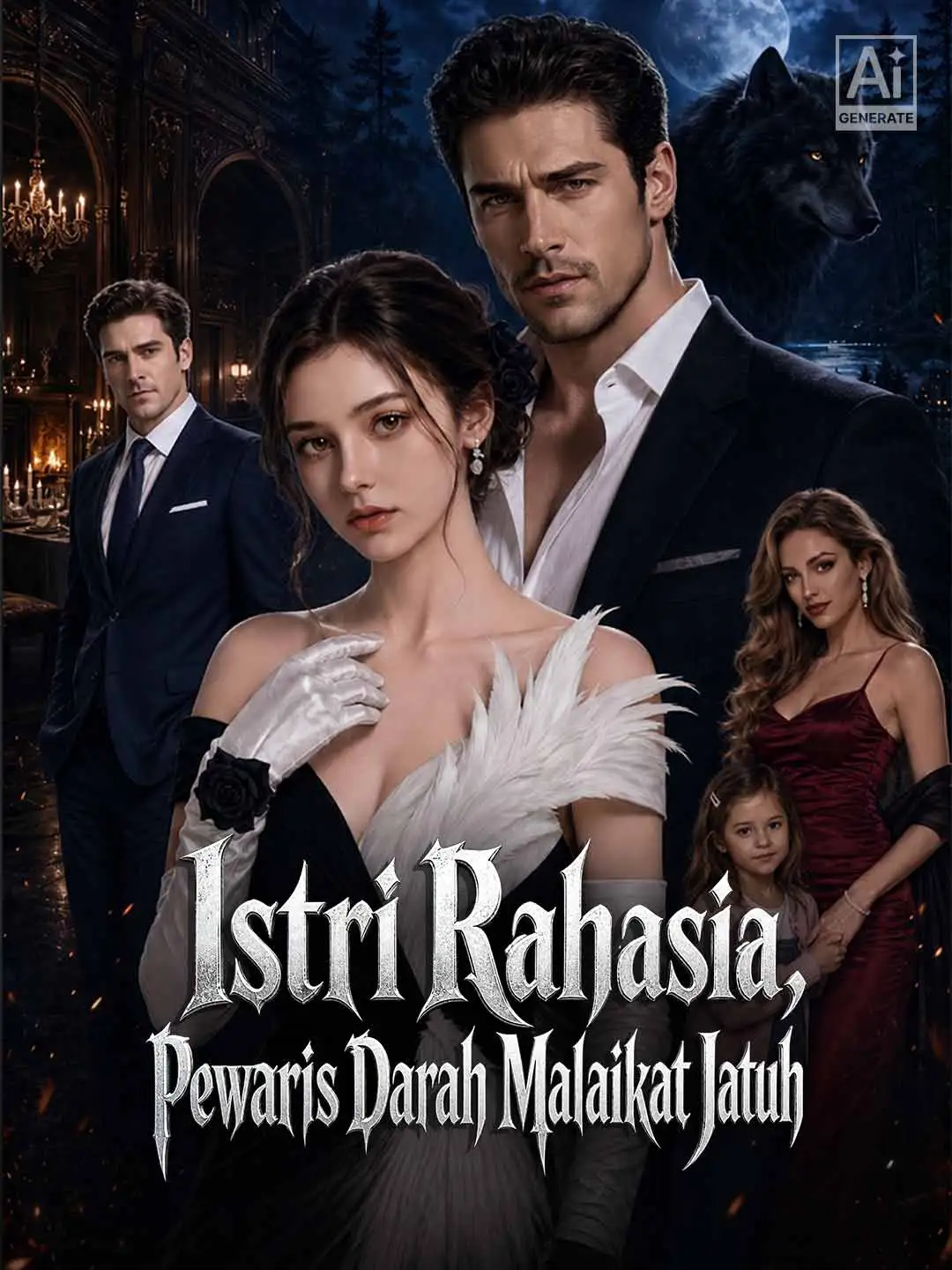 Istri Rahasia, Pewaris Darah Malaikat Jatuh short drama poster