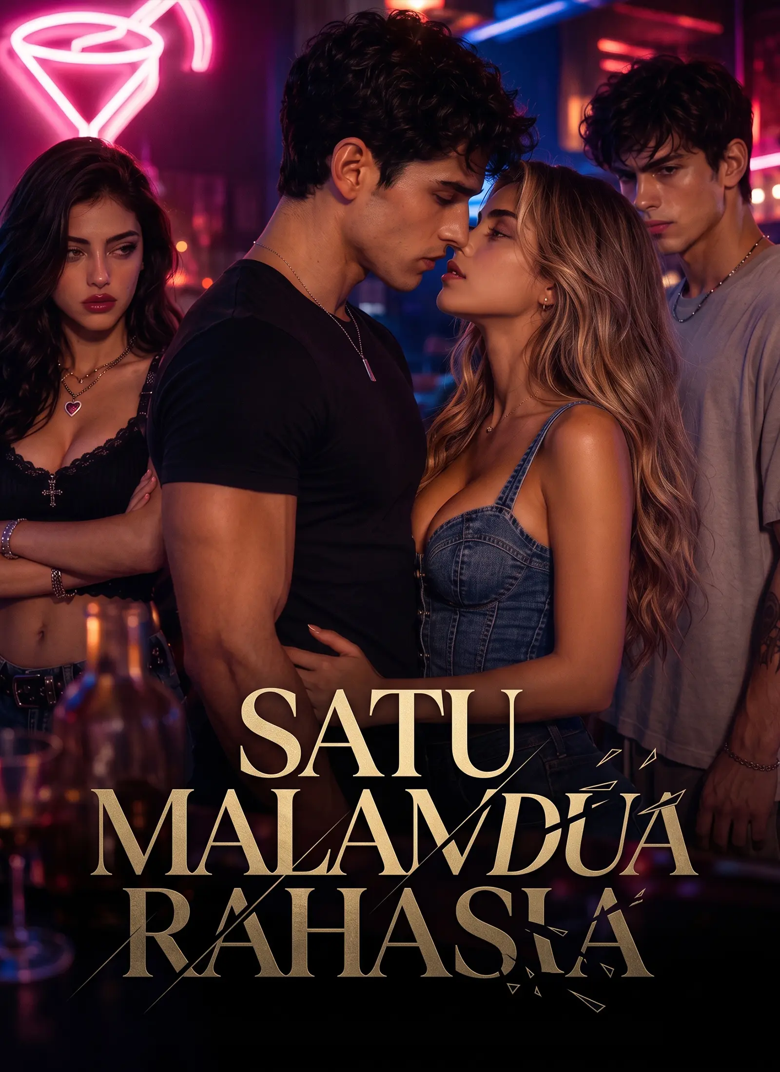 Satu Malam, Dua Rahasia short drama poster