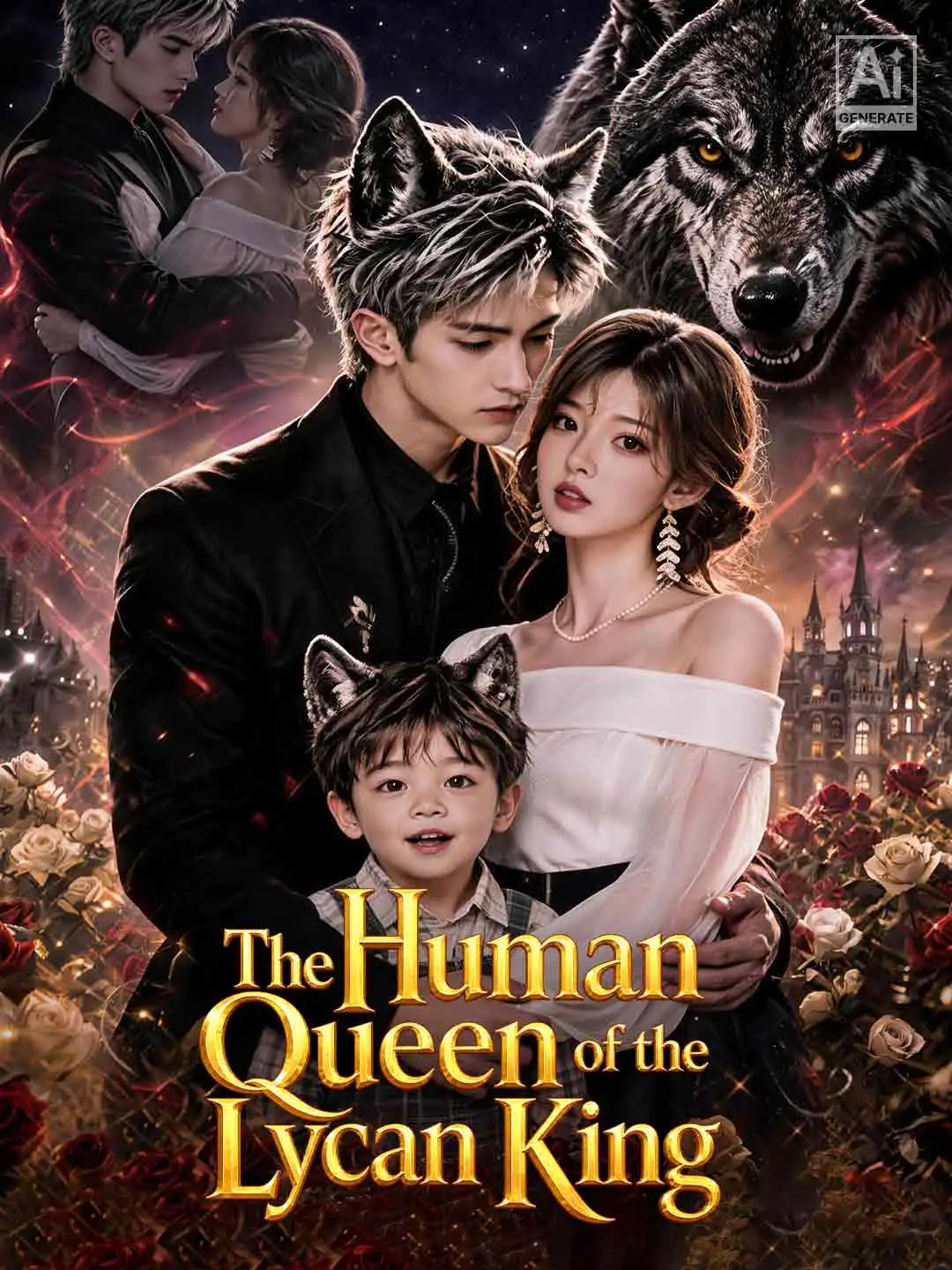 The Human Queen of the Lycan King short drama poster