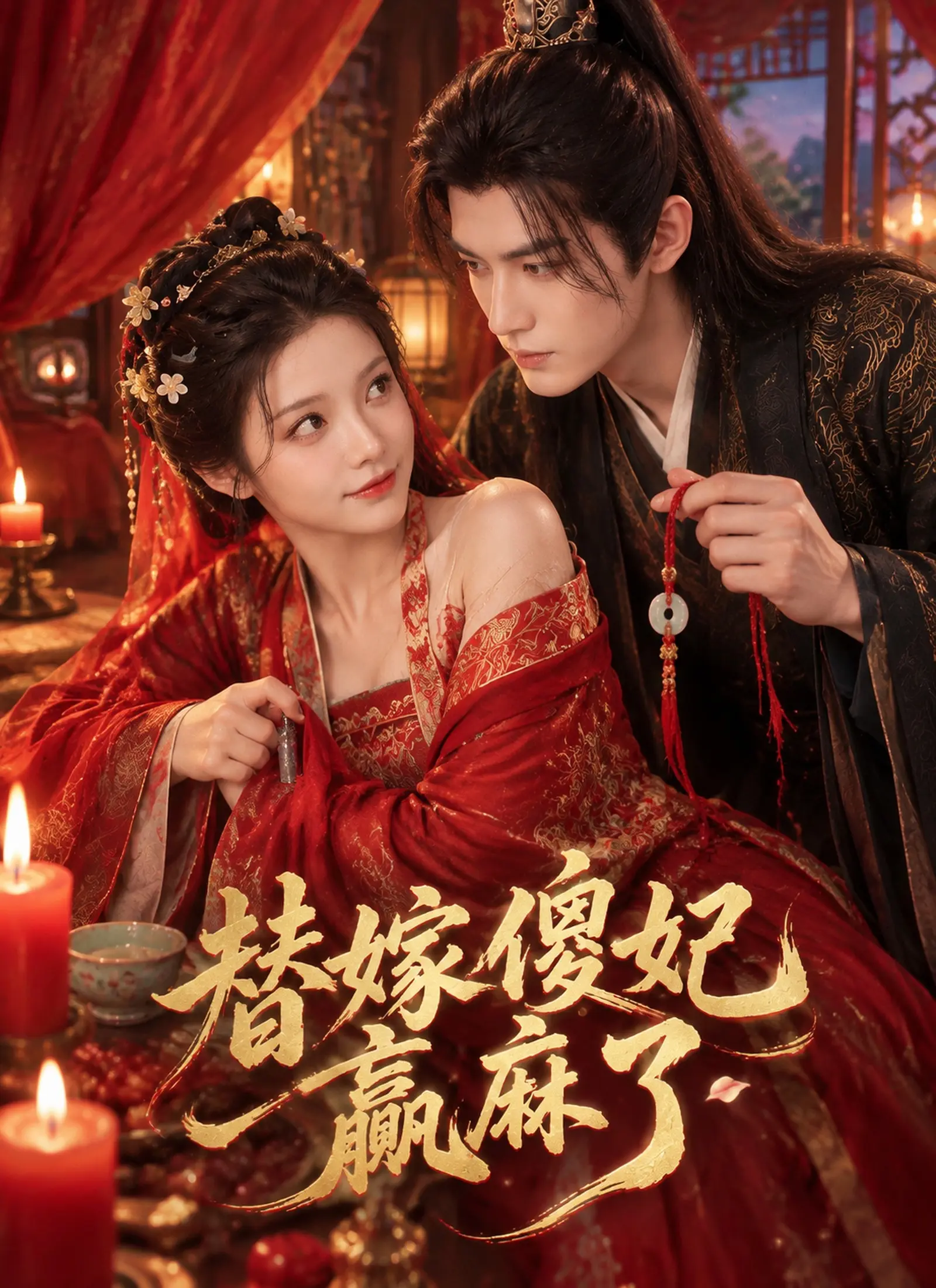 替嫁傻妃贏麻了 short drama poster