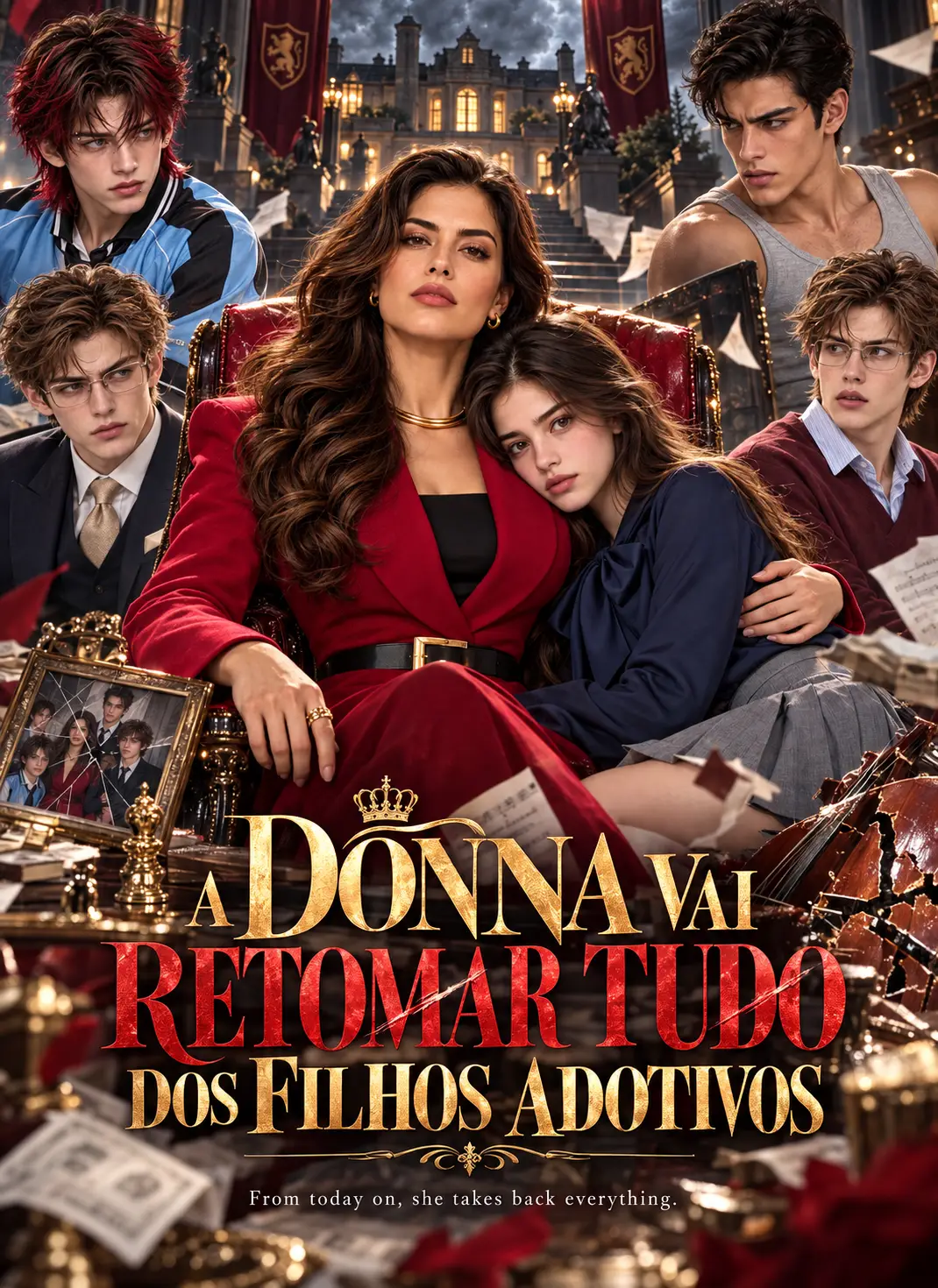 A Donna Vai Retomar Tudo dos Filhos Adotivos short drama poster