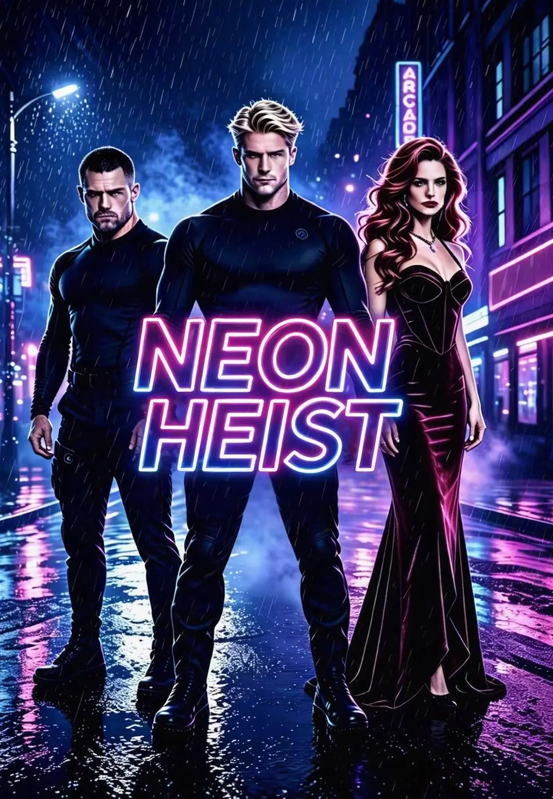 NEON HEIST short drama poster