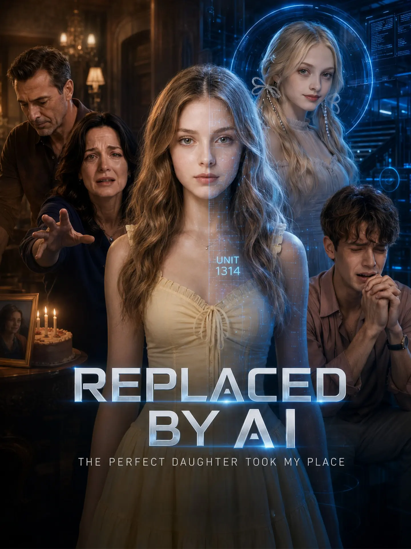 Replaced by an AI Daughter 2 short drama poster