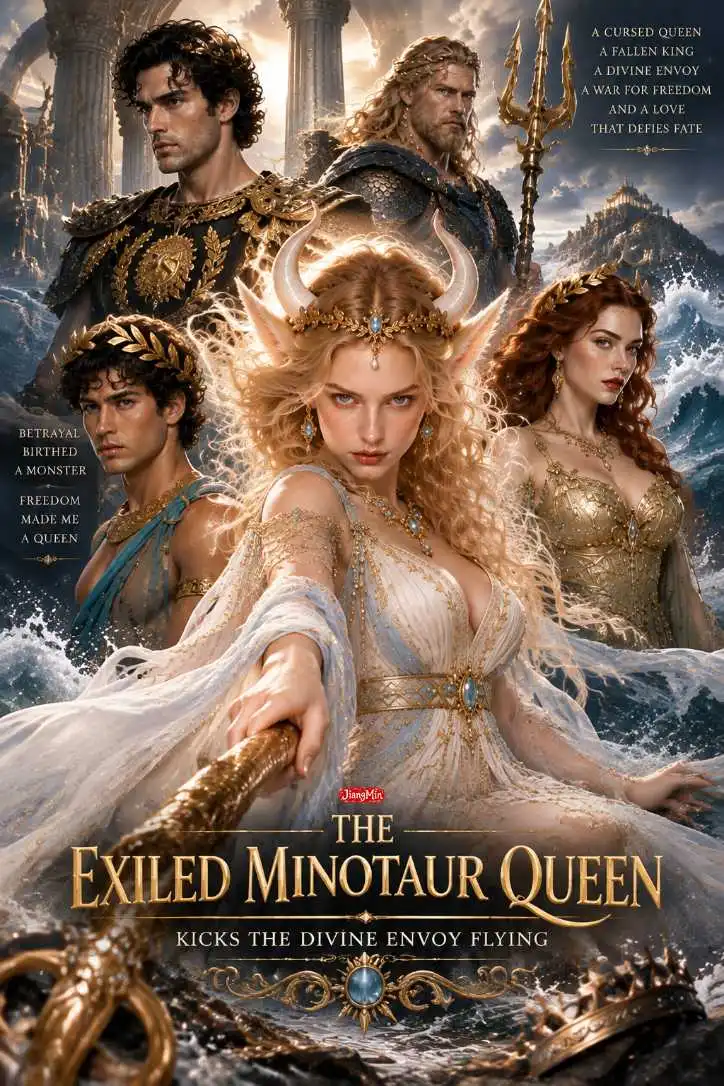 Exiled Minotaur Queen Kicks the Divine Envoy Flying short drama poster