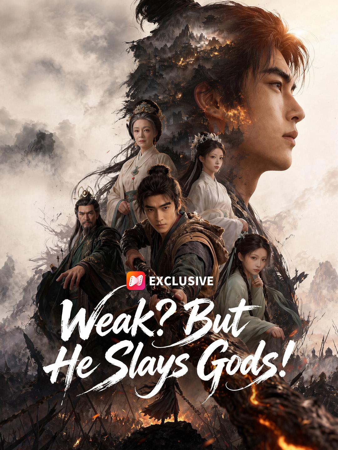 Weak? But He Slays Gods! short drama poster