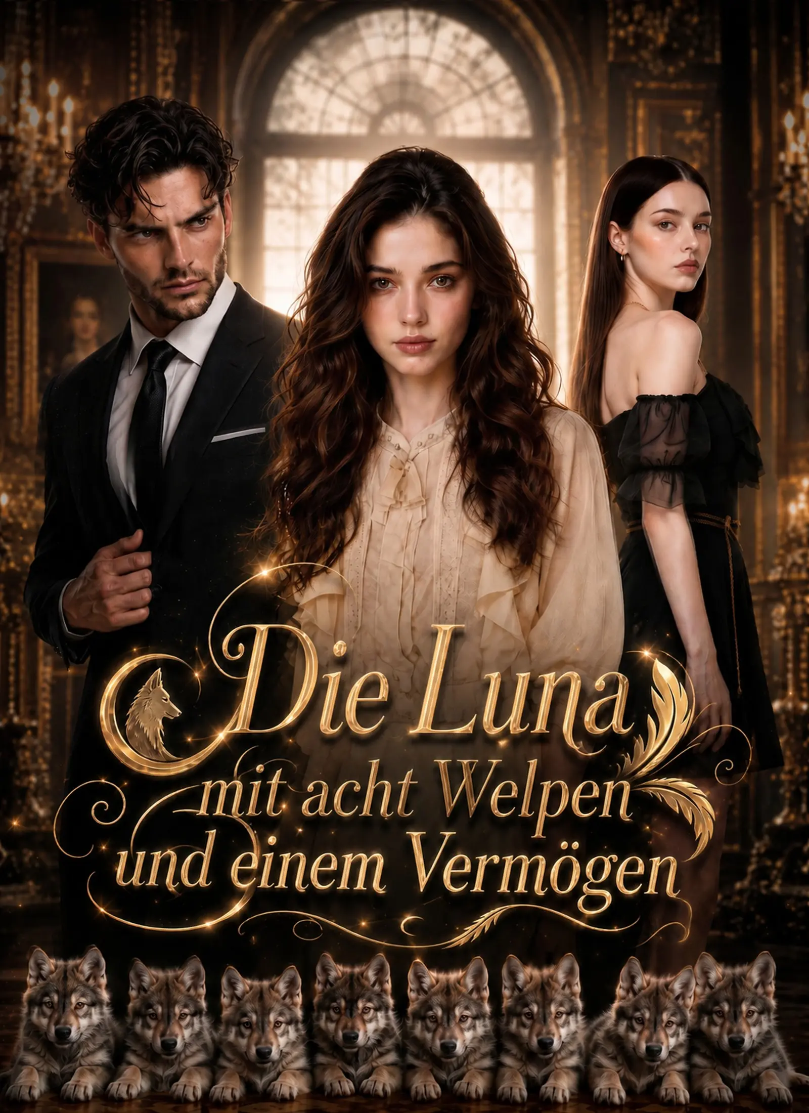Die Luna mit acht Welpen und einem Vermögen short drama poster