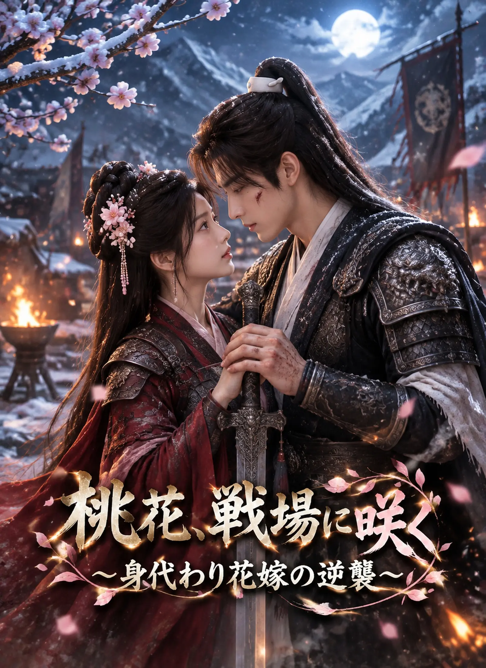 桃花、戦場に咲く〜身代わり花嫁の逆襲〜 short drama poster
