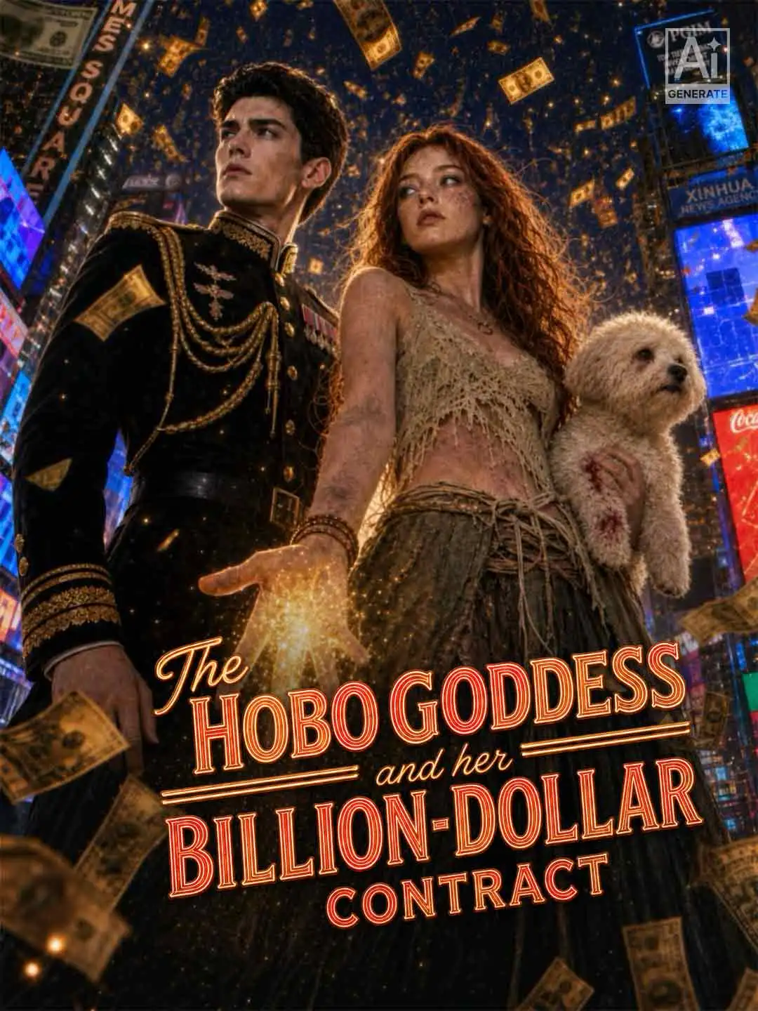 The Hobo Goddess and Her Billion-Dollar Contract short drama poster