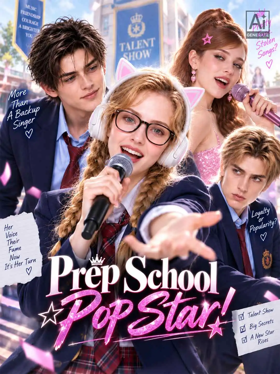 Prep School Pop Star! short drama poster