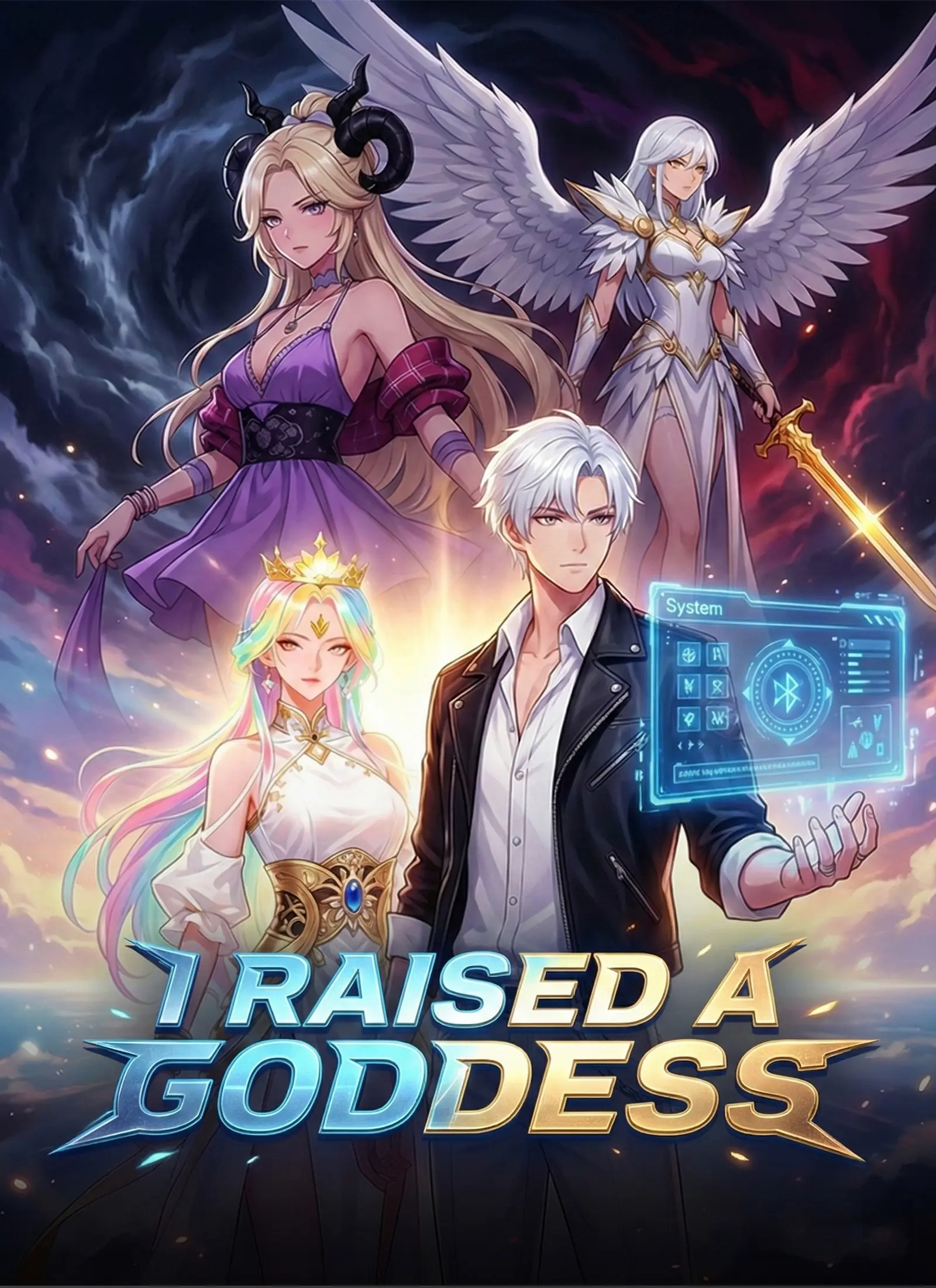 I Raised a Goddess short drama poster