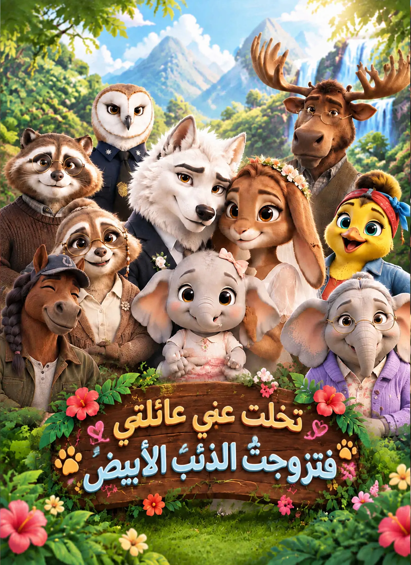 تخلت عني عائلتي فتزوجتُ الذئب الأبيض short drama poster