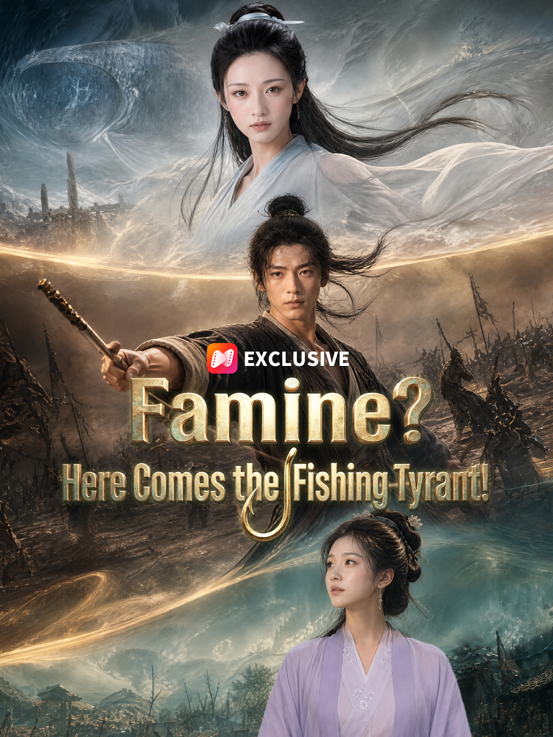 Famine? Here Comes the Fishing Tyrant! short drama poster