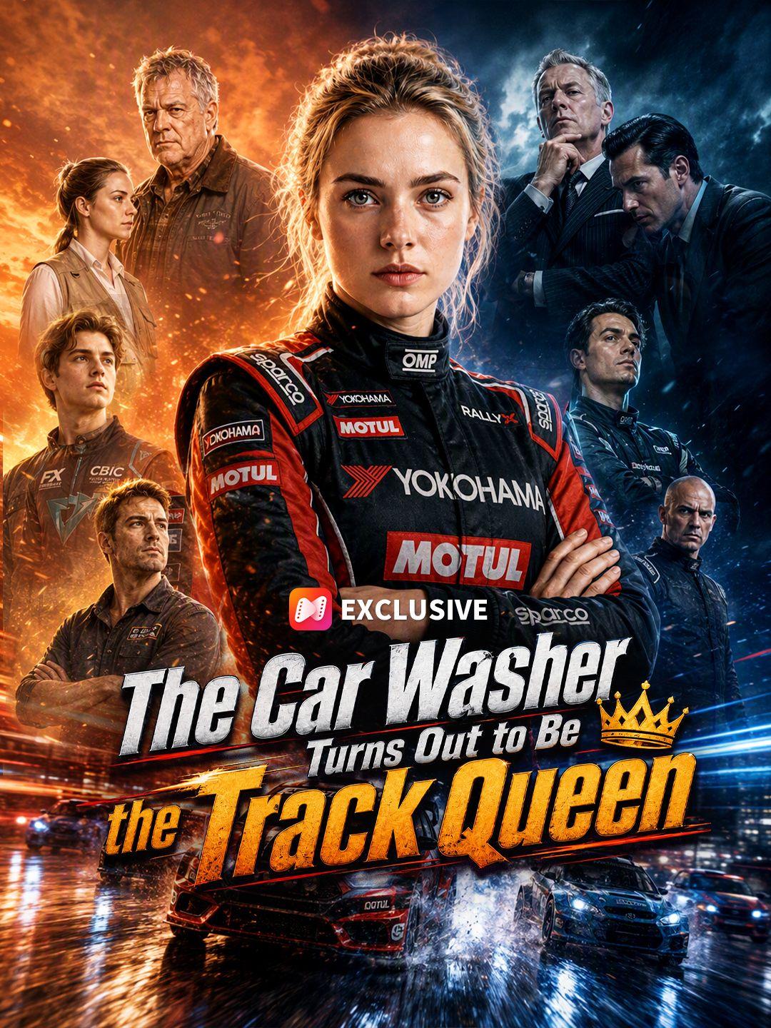 The Car Washer Turns Out to Be the Track Queen short drama poster