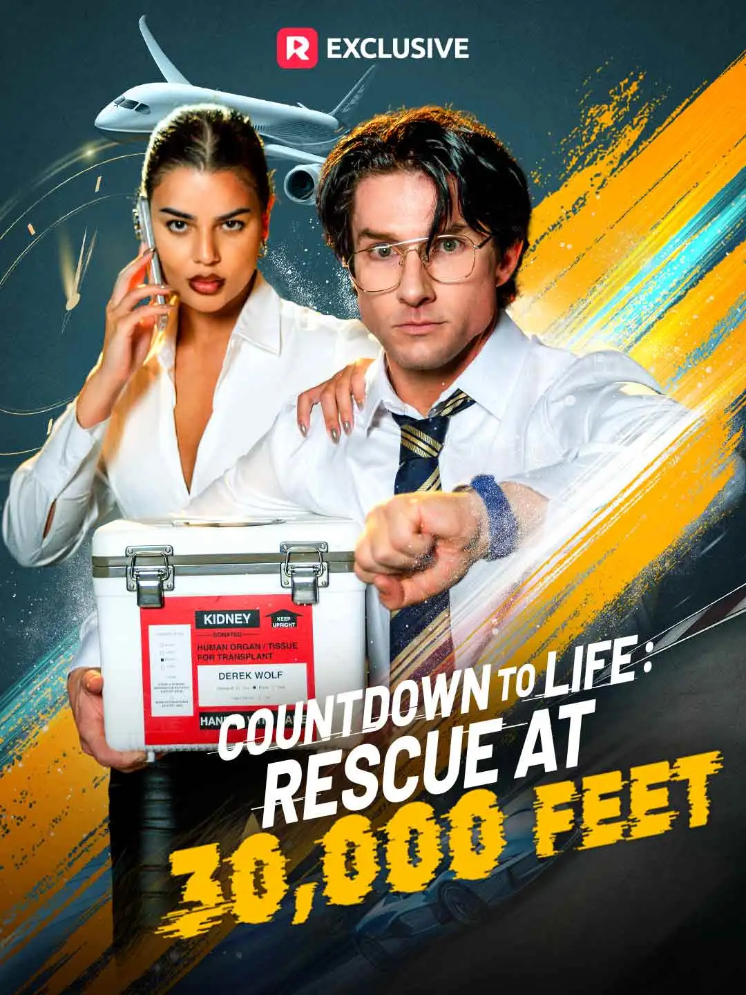 Countdown to Life: Rescue at 30,000 Feet short drama poster