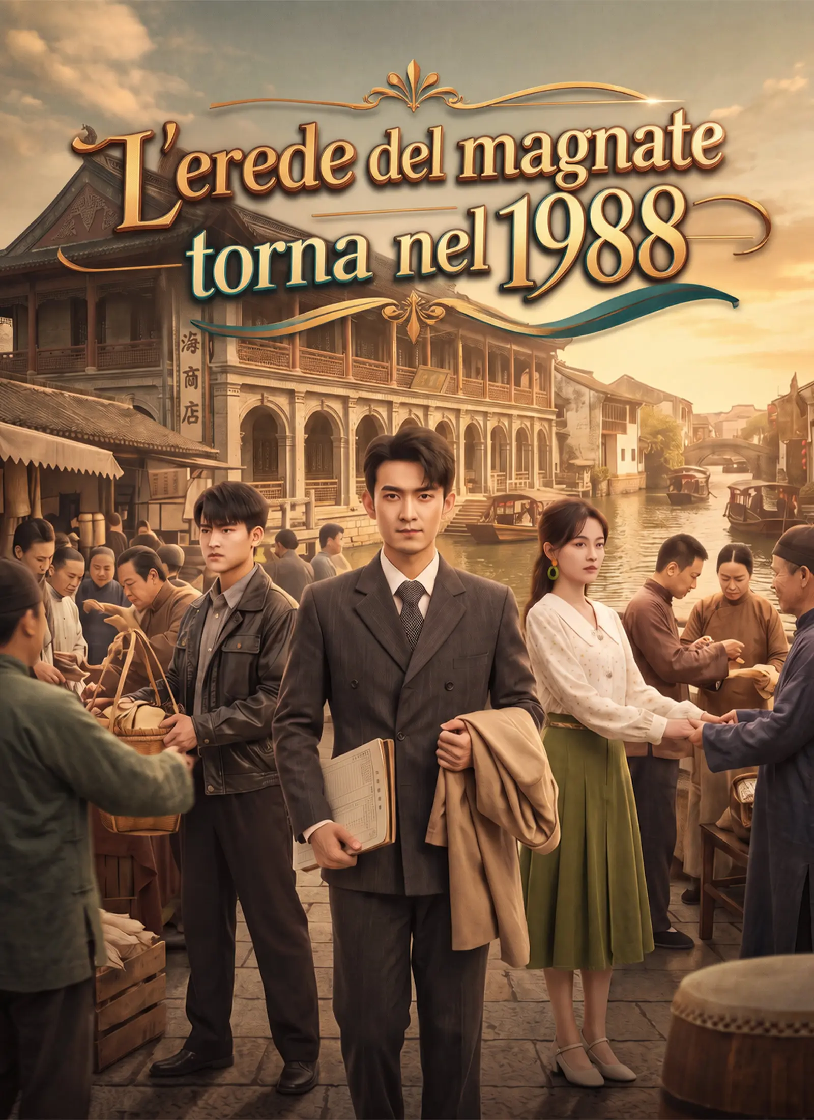L'erede del magnate torna nel 1988 short drama poster