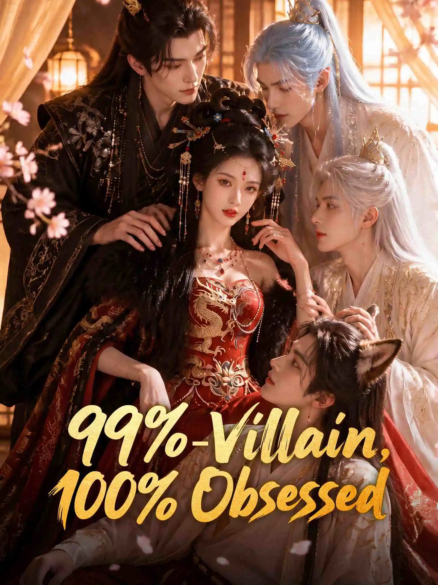 英配 黑化值99!女帝靠撸毛攻略全后宫! short drama poster