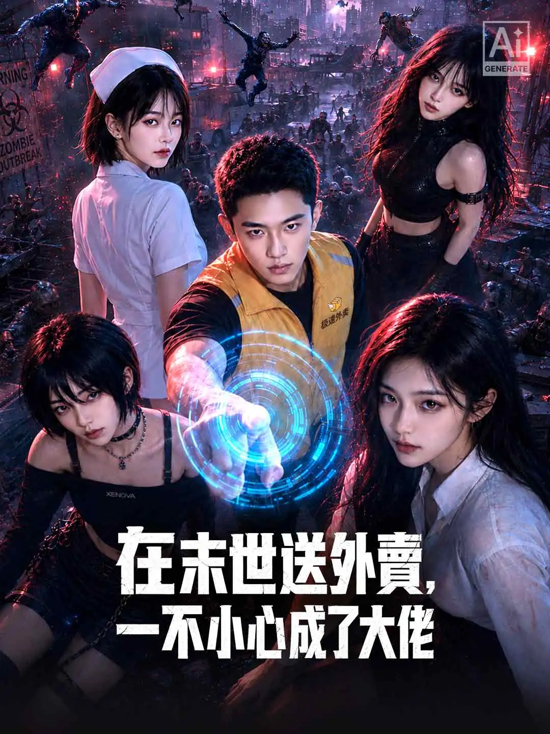 在末世送外賣，一不小心成了大佬 short drama poster