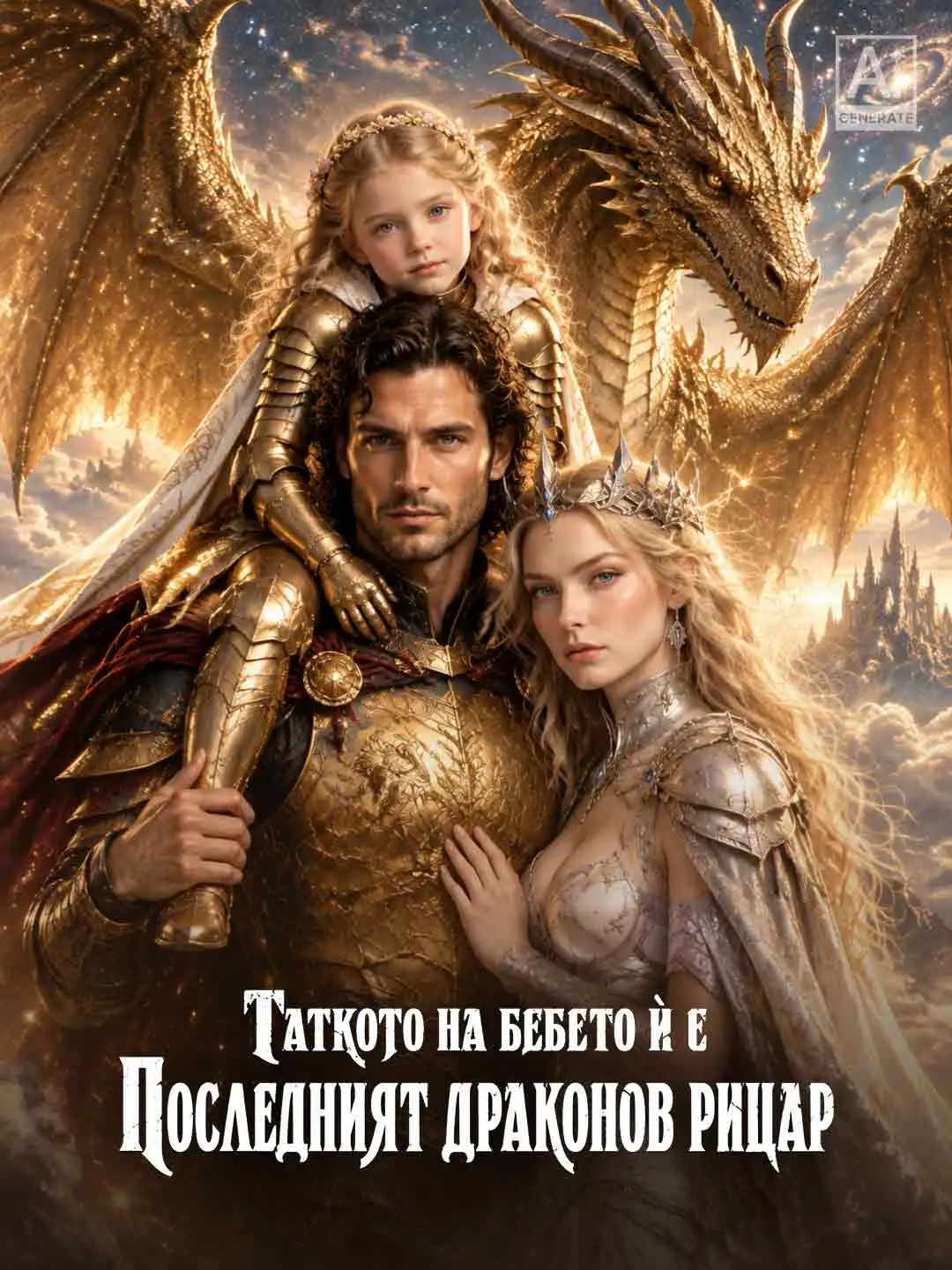 Таткото на бебето ѝ е Последният драконов рицар short drama poster