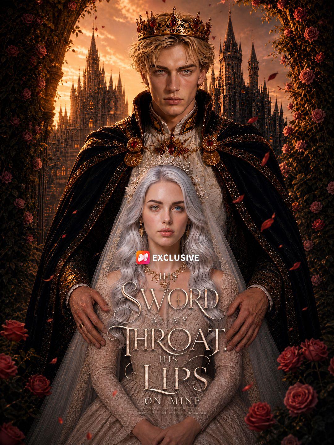 His Sword at My Throat, His Lips on Mine short drama poster