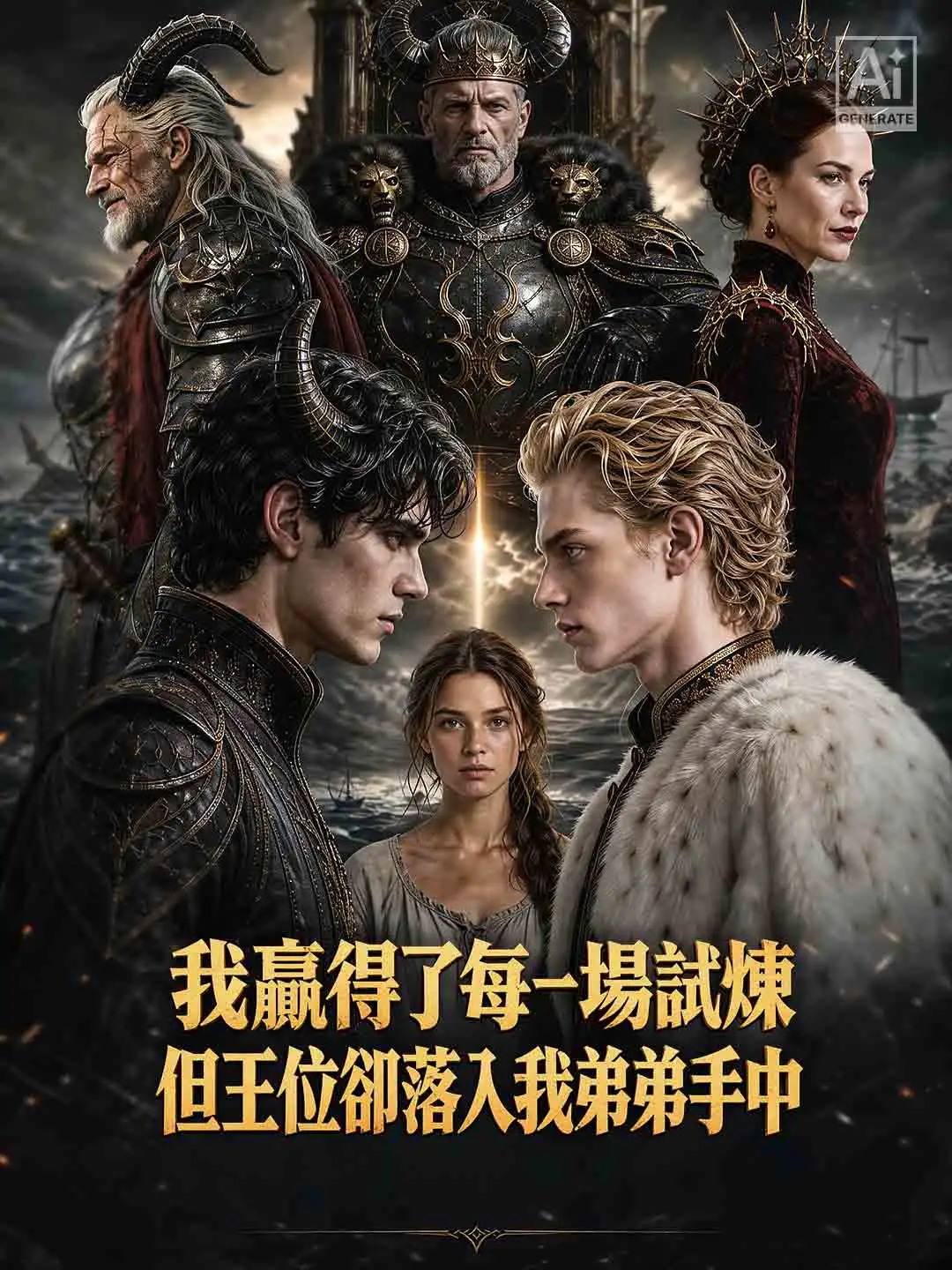 我贏得了每一場試煉 但王位卻落入我弟弟手中 short drama poster