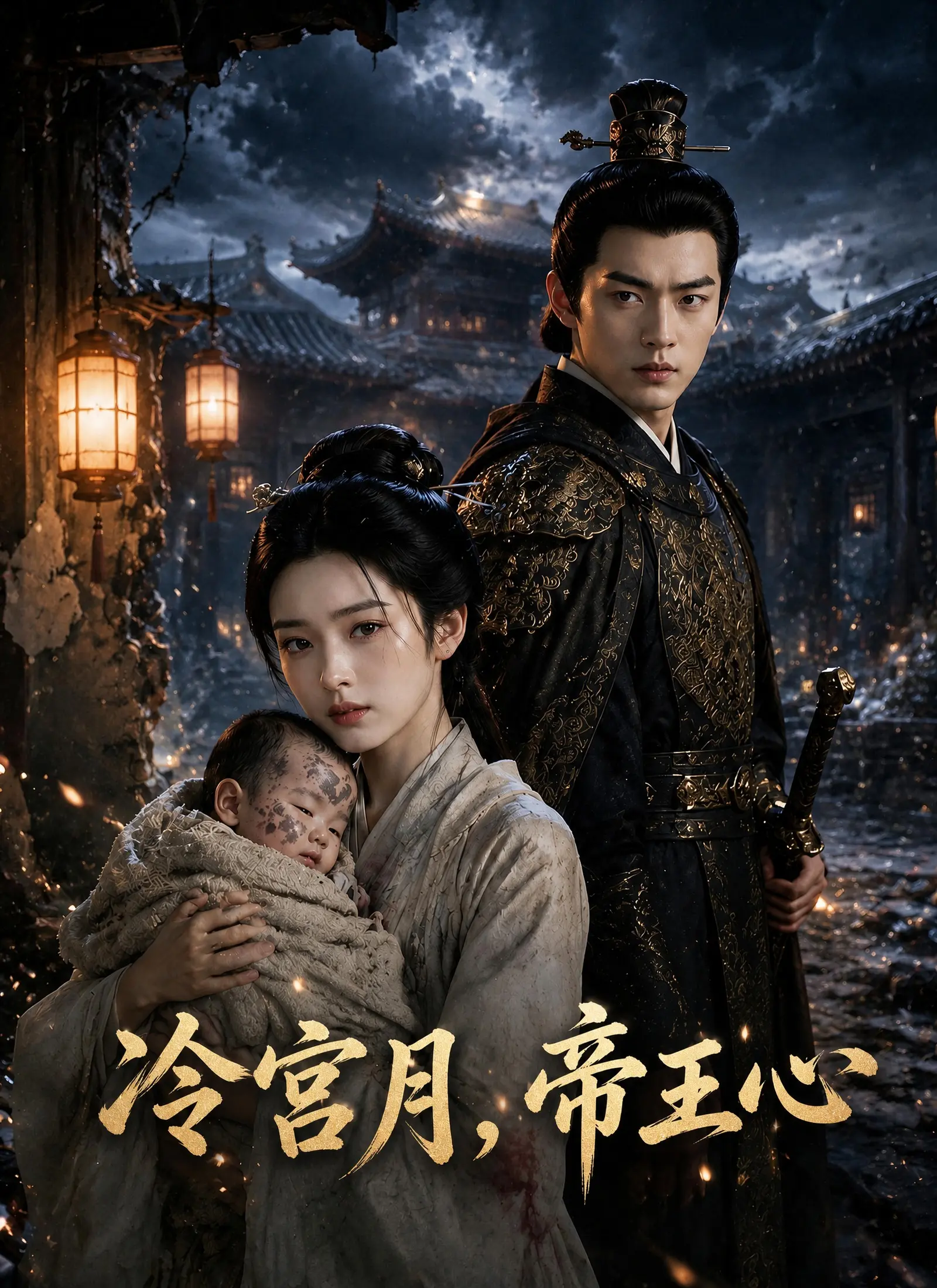 冷宮月，帝王心 short drama poster