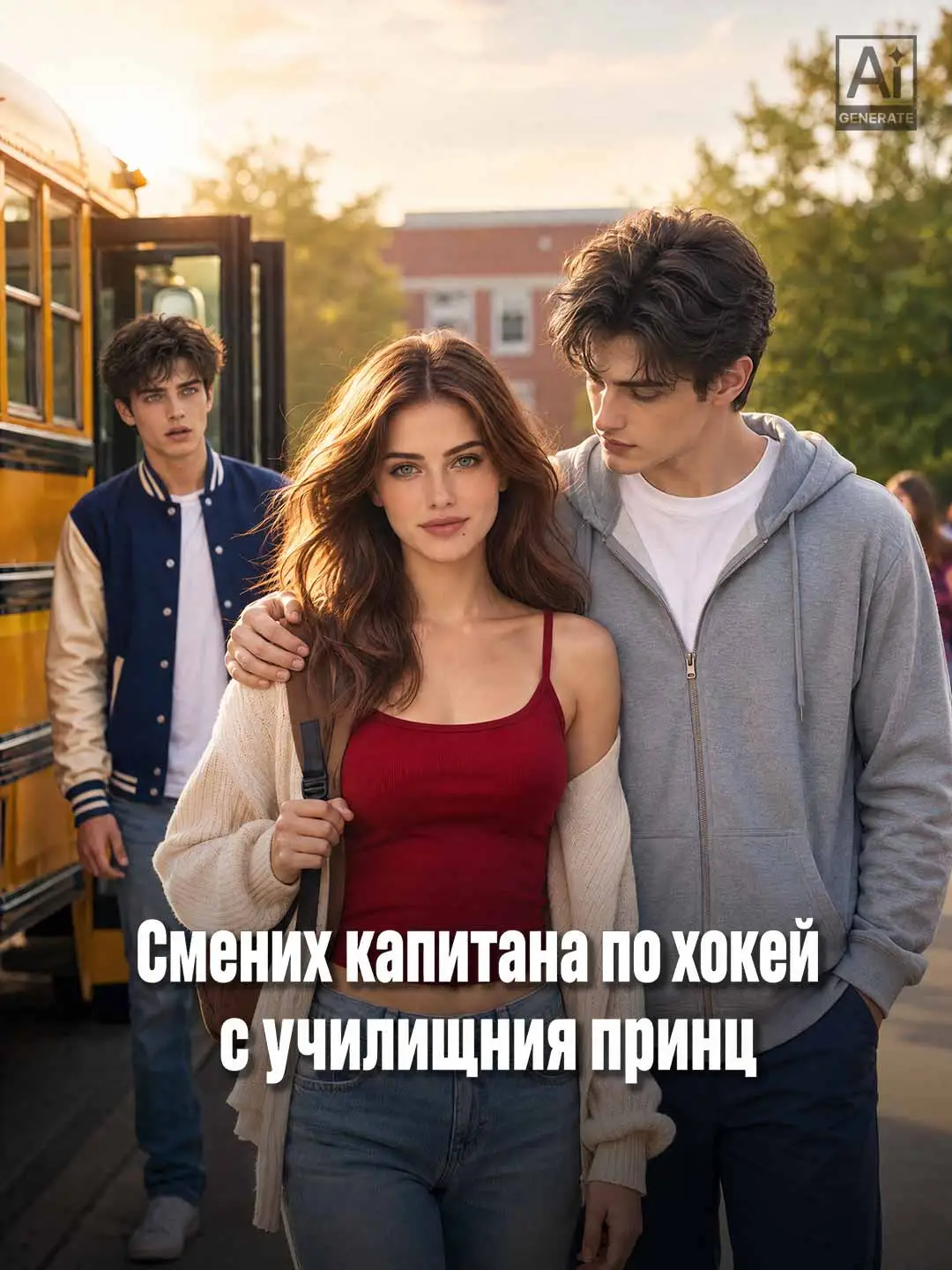 Смених капитана по хокей с училищния принц short drama poster