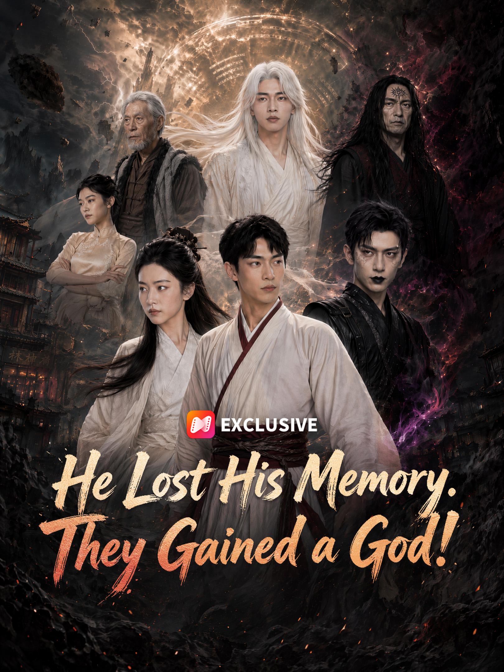 He Lost His Memory. They Gained a God! short drama poster