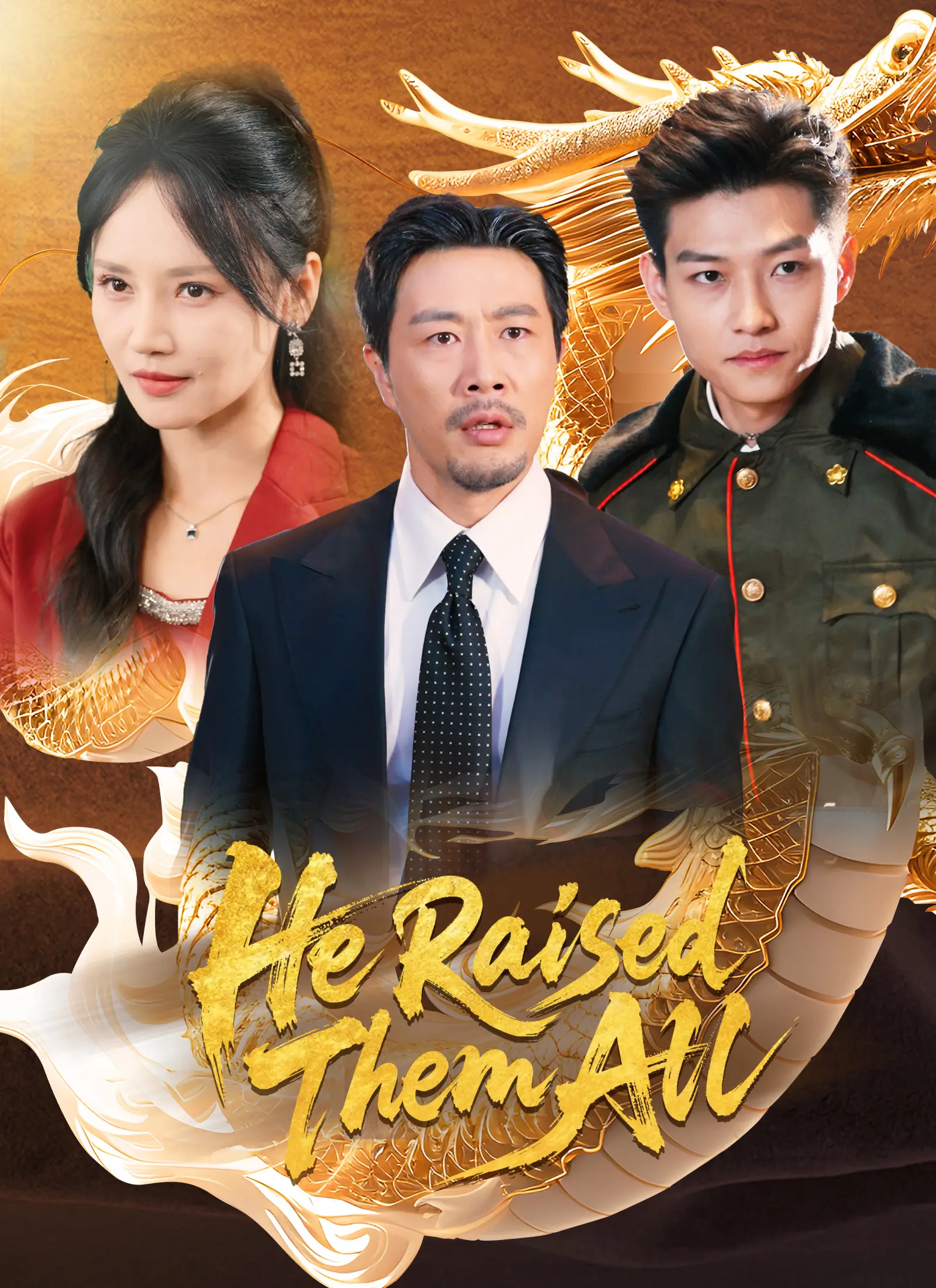 [Dubbed]He Raised Them All short drama poster