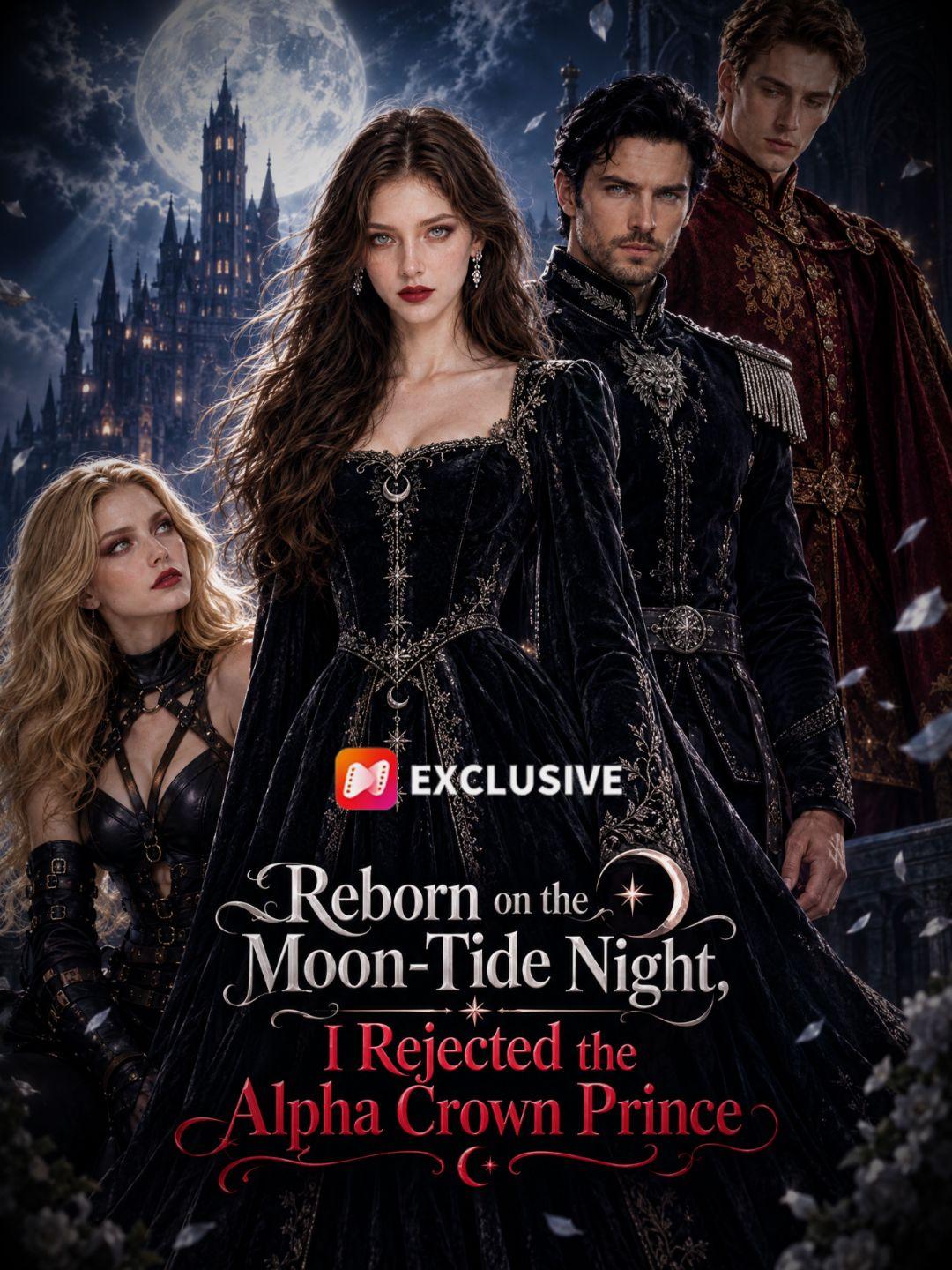 Reborn on the Moon-Tide Night, I Rejected the Alpha Crown Prince short drama poster